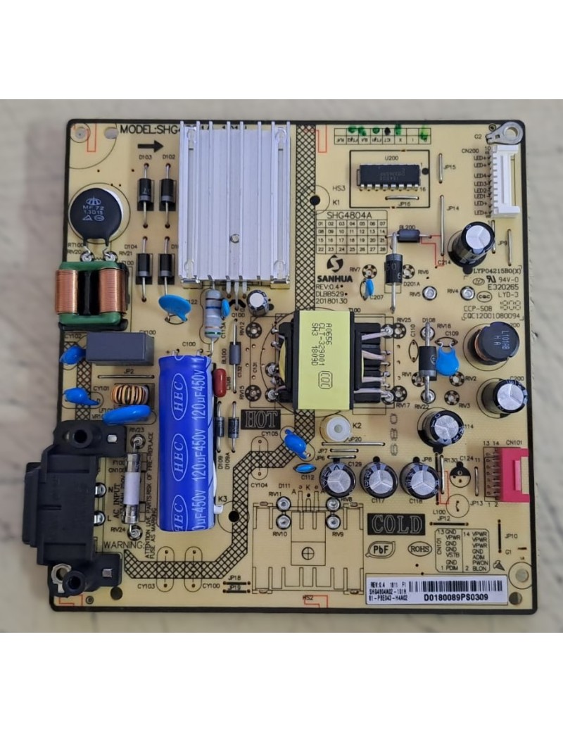 Fuente Panasonic TC-43FX500X SHG4804A-101H 81-PBE043-H4A02 SHG4804A02-101H